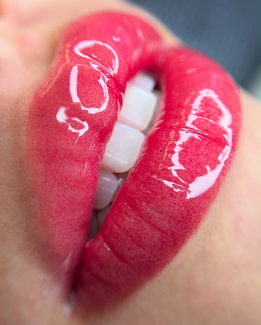 Micropigmentação labial — resultado de pigmentação